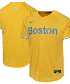 Youth Boston Red Sox Nike Gold City Connect Limited Jersey
