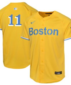 Youth Boston Red Sox Rafael Devers Nike Gold City Connect Limited Player Jersey