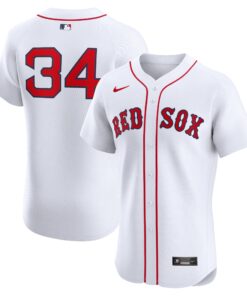 Men's Boston Red Sox David Ortiz Nike White Home Elite Jersey