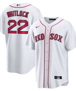 Men's Boston Red Sox Garrett Whitlock Nike White Home Replica Jersey