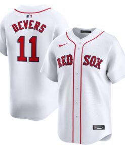 Men's Boston Red Sox Rafael Devers Nike White Home Limited Player Jersey