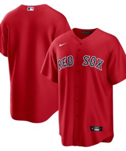 Men's Boston Red Sox Nike Red Alternate Replica Team Jersey