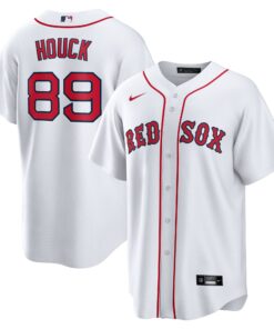 Men's Boston Red Sox Tanner Houck Nike White Home Replica Jersey