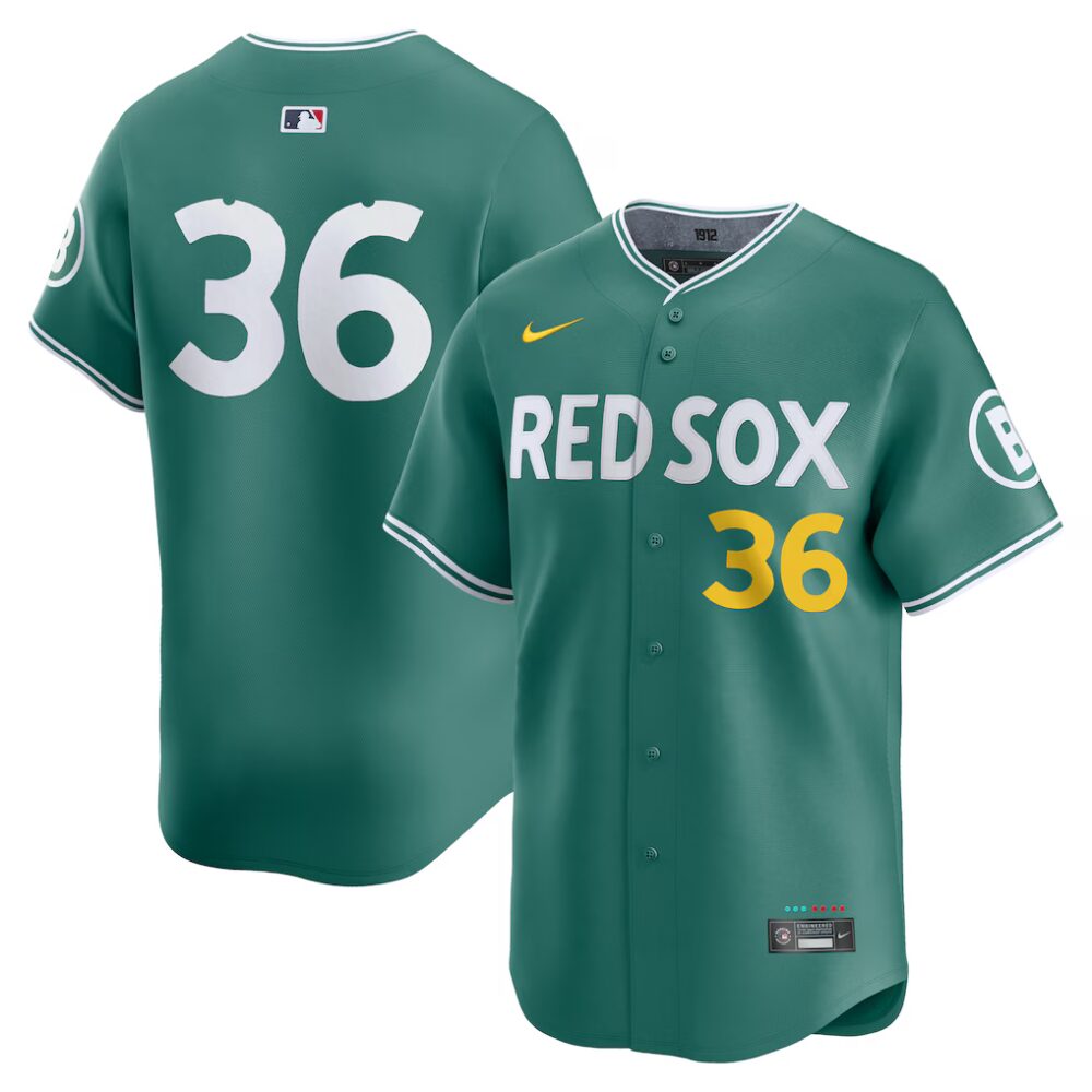 Men's Boston Red Sox Triston Casas Nike Green 2025 City Connect Limited Player Jersey