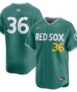 Men's Boston Red Sox Triston Casas Nike Green 2025 City Connect Limited Player Jersey