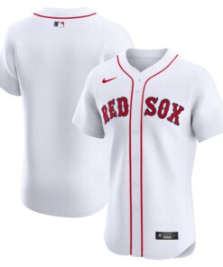 Men's Boston Red Sox Nike White Home Elite Jersey