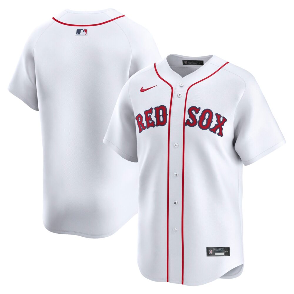 Men's Boston Red Sox Nike White Home Limited Jersey