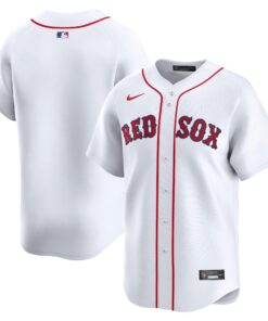 Men's Boston Red Sox Nike White Home Limited Jersey
