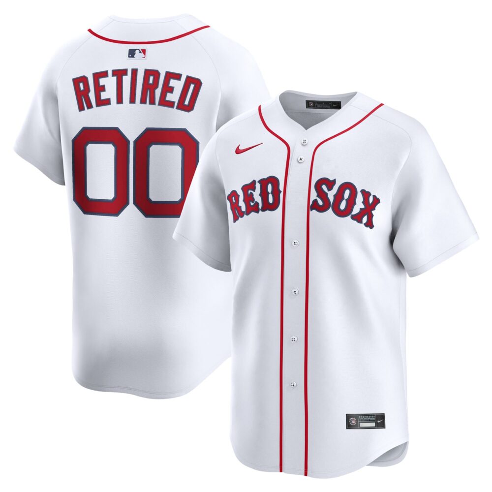 Men's Boston Red Sox Nike White Home Limited Pick-A-Player Retired Roster Jersey