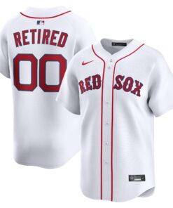 Men's Boston Red Sox Nike White Home Limited Pick-A-Player Retired Roster Jersey