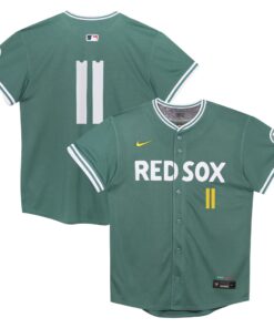 Preschool Boston Red Sox Rafael Devers Nike Green 2025 City Connect Limited Player Jersey