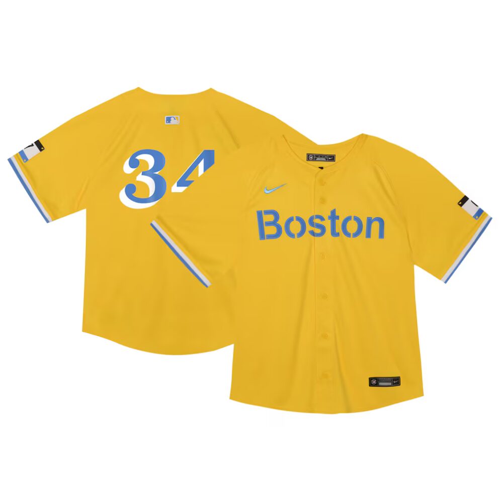 Toddler Boston Red Sox David Ortiz Nike Gold City Connect Limited Player Jersey