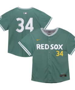 Toddler Boston Red Sox David Ortiz Nike Green 2025 City Connect Limited Retired Player Jersey