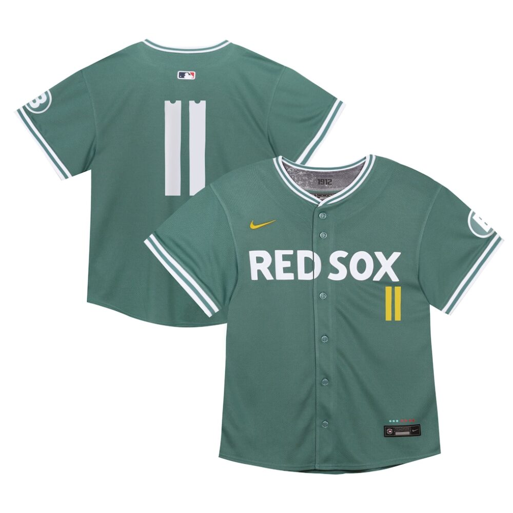 Toddler Boston Red Sox Rafael Devers Nike Green 2025 City Connect Limited Jersey
