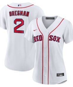 Women's Boston Red Sox Alex Bregman Nike White Home Replica Jersey