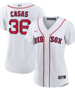 Women's Boston Red Sox Triston Casas Nike White Home Replica Jersey