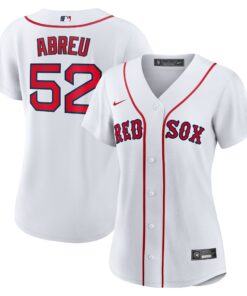 Women's Boston Red Sox Wilyer Abreu Nike White Home Replica Jersey