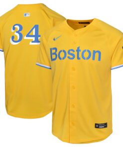 Youth Boston Red Sox David Ortiz Nike Gold City Connect Limited Player Jersey