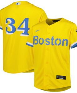Youth Boston Red Sox David Ortiz Nike Gold City Connect Replica Player Jersey