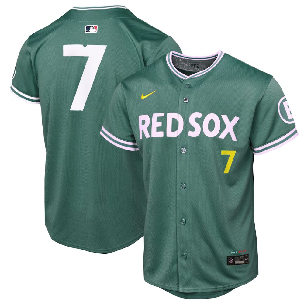 Youth Boston Red Sox Masataka Yoshida Nike Green 2025 City Connect Limited Player Jersey