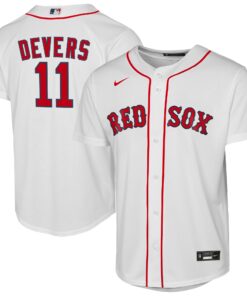 Youth Boston Red Sox Rafael Devers Nike White Home Replica Player Jersey