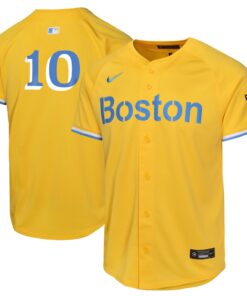 Youth Boston Red Sox Trevor Story Nike Gold City Connect Limited Player Jersey
