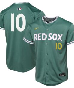 Youth Boston Red Sox Trevor Story Nike Green 2025 City Connect Limited Player Jersey