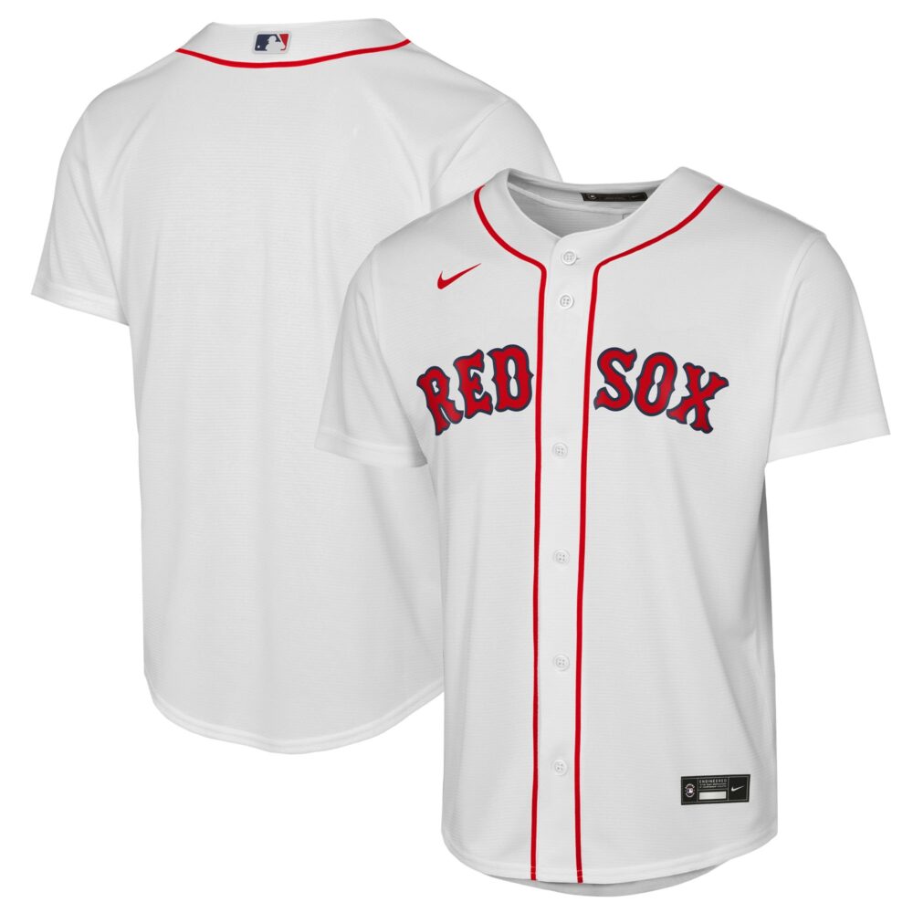 Youth Boston Red Sox Nike White Home Replica Jersey