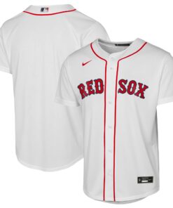 Youth Boston Red Sox Nike White Home Replica Jersey