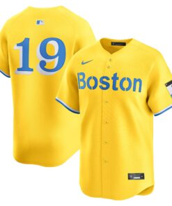 Men's Boston Red Sox Roman Anthony Nike Gold City Connect Limited Jersey