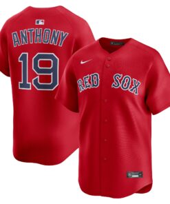 Men's Boston Red Sox Roman Anthony Nike Red Alternate Limited Player Jersey