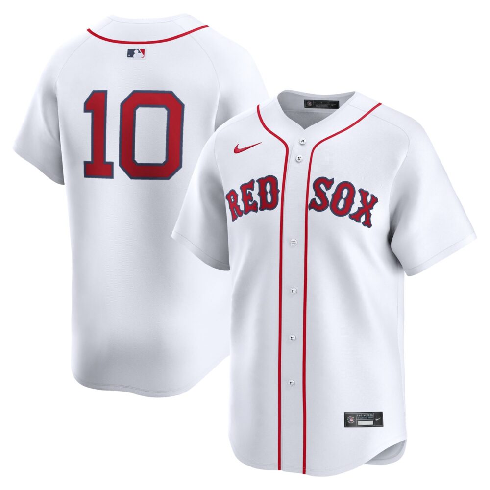 Men's Boston Red Sox Trevor Story Nike White Home Limited Player Jersey