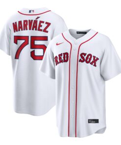 Men's Boston Red Sox Carlos Narváez Nike White Home Replica Jersey
