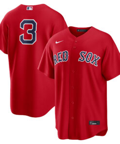 Men's Boston Red Sox Ceddanne Rafaela Nike Red Alternate Replica Jersey