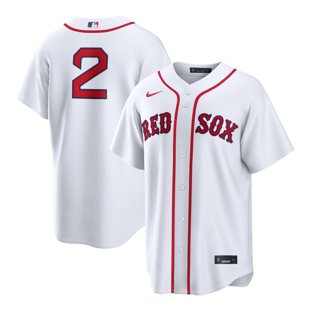 Men's Boston Red Sox Isiah Kiner-Falefa Nike White Home Replica Jersey