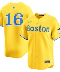 Men's Boston Red Sox Jarren Duran Nike Gold Alternate Limited Jersey