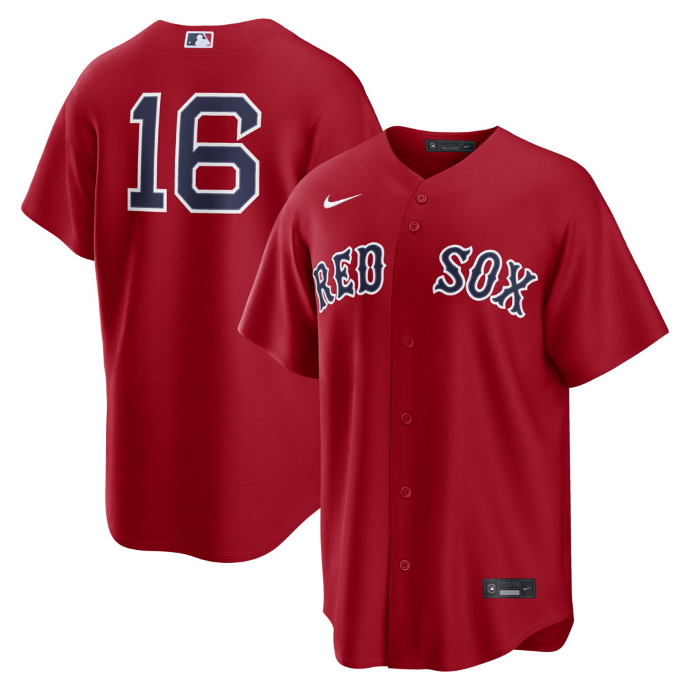 Men's Boston Red Sox Jarren Duran Nike Red Alternate Replica Jersey
