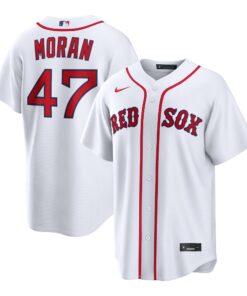 Men's Boston Red Sox Jovani Moran Nike White Home Replica Jersey