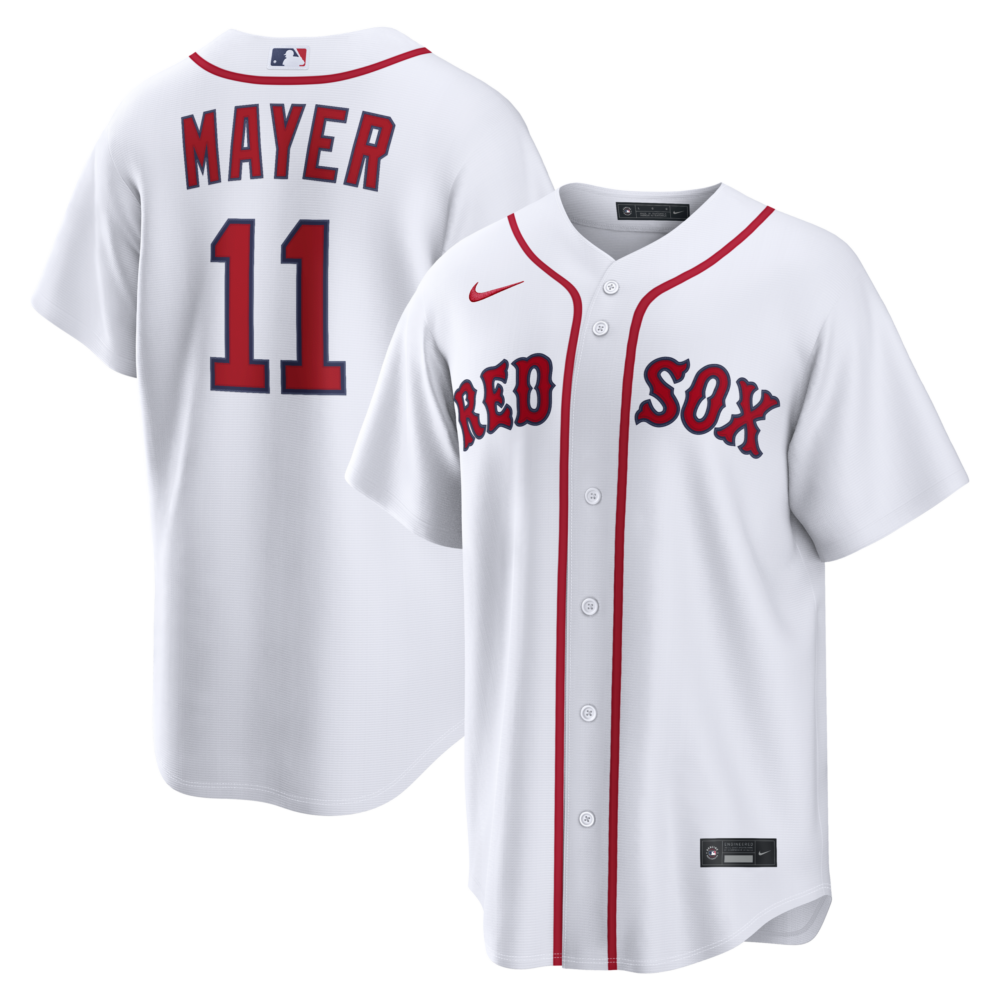 Men's Boston Red Sox Marcelo Mayer Nike White Home Replica Jersey