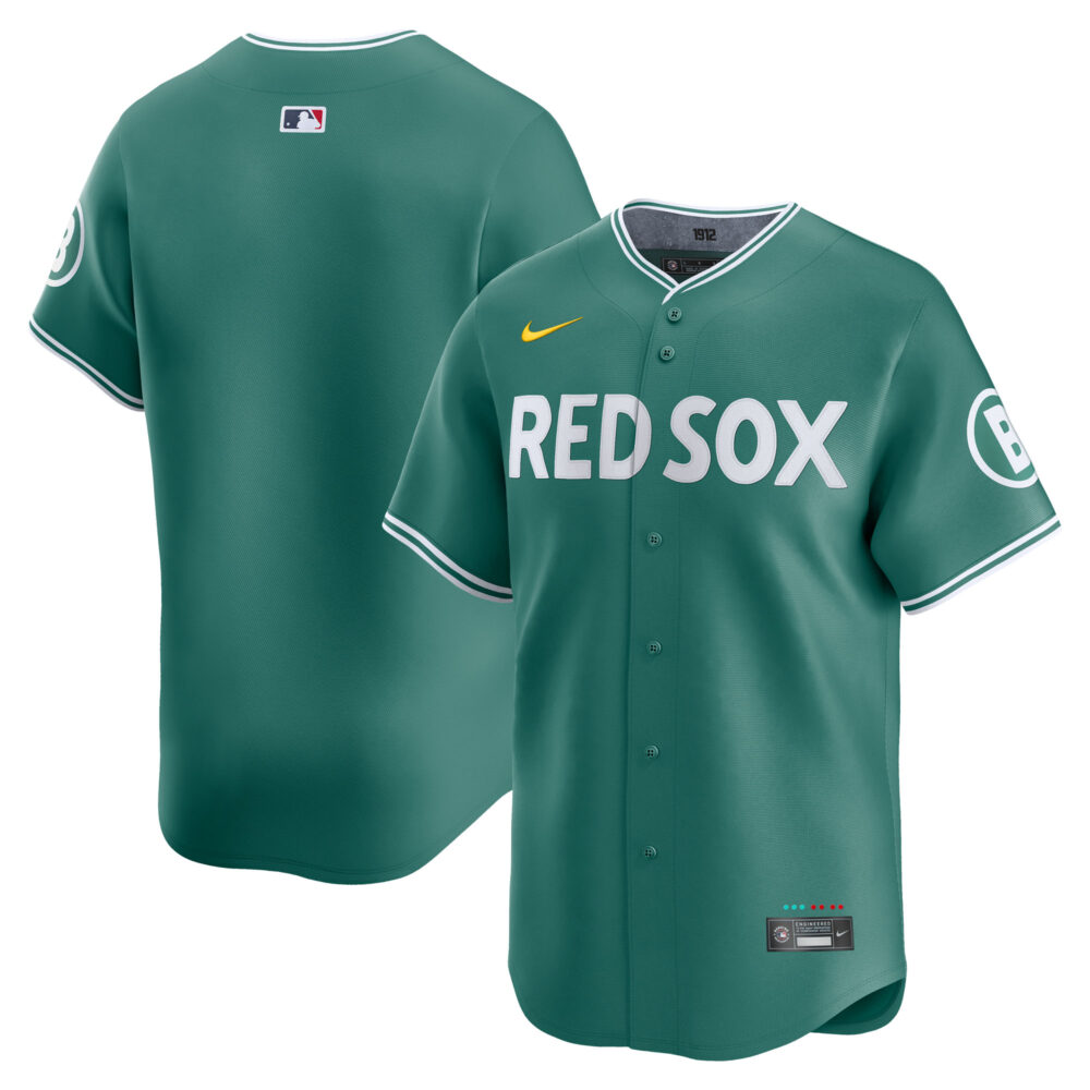 Men's Boston Red Sox Nike Green City Connect Limited Jersey