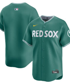 Men's Boston Red Sox Nike Green City Connect Limited Jersey