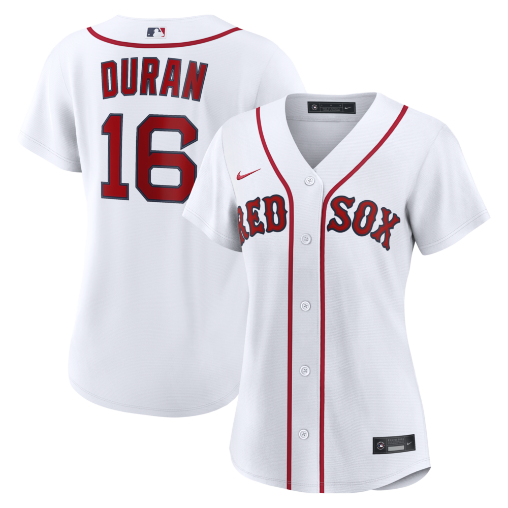 Women's Boston Red Sox Jarren Duran Nike White Home Replica Player Jersey