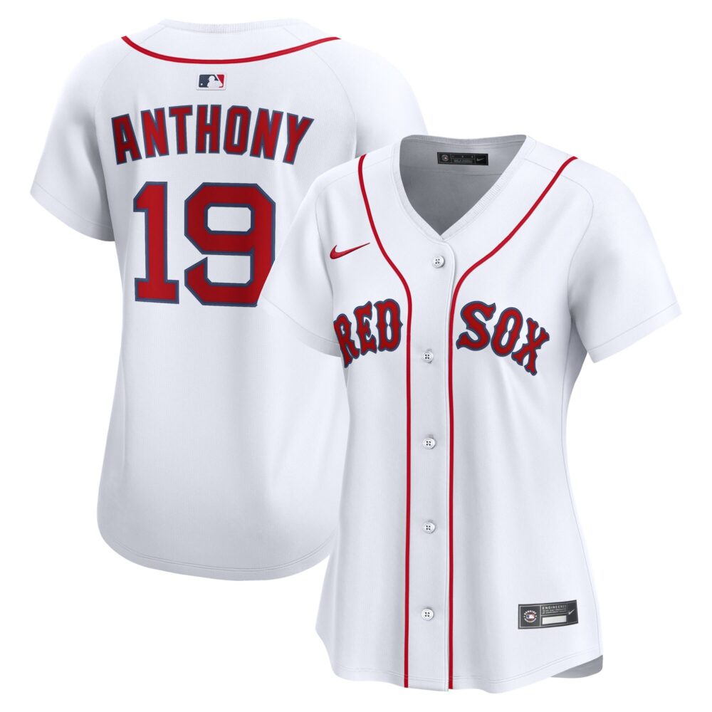 Women's Boston Red Sox Roman Anthony Nike White Home Limited Player Jersey