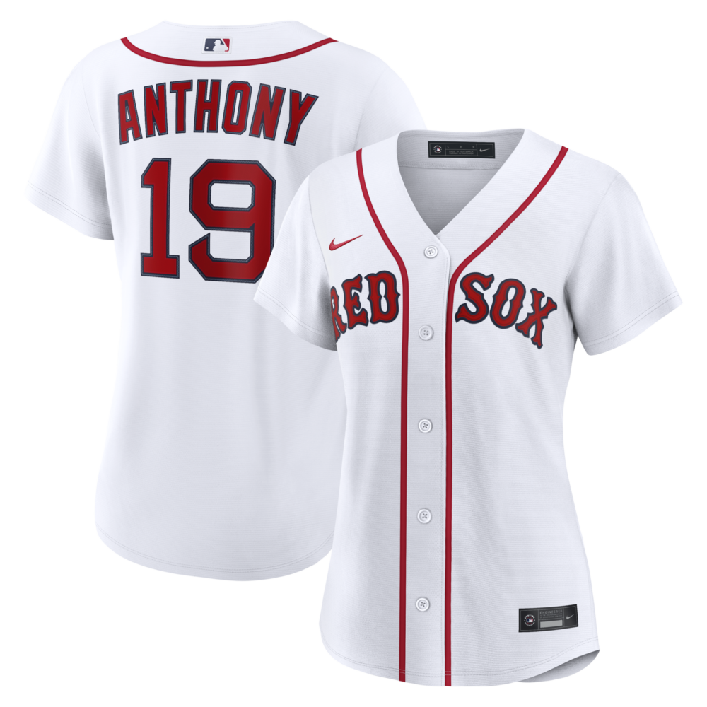 Women's Boston Red Sox Roman Anthony Nike White Home Replica Player Jersey