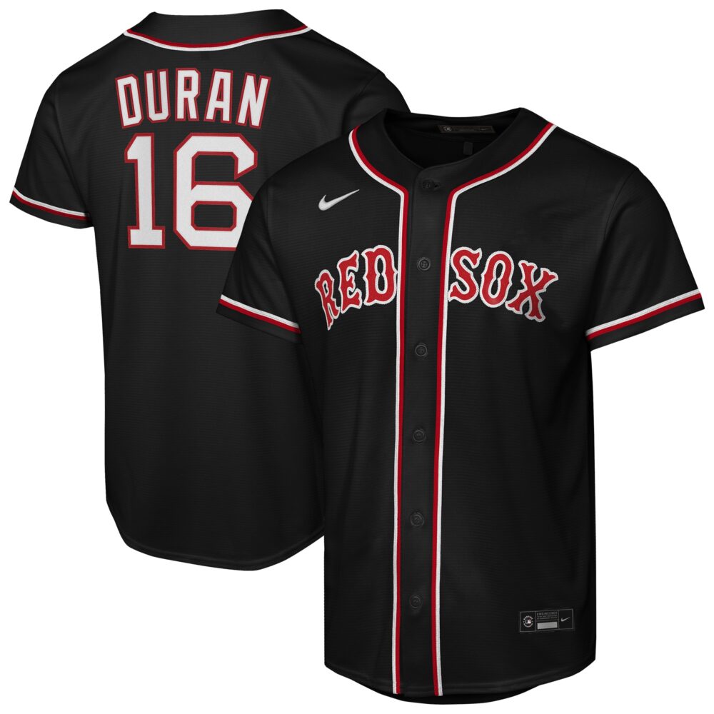 Youth Boston Red Sox Jarren Duran Nike Black Fashion Replica Player Jersey