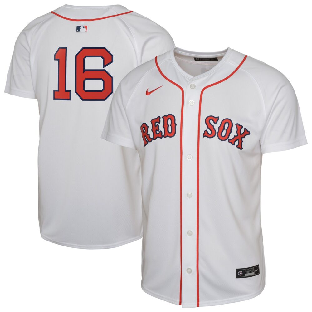 Youth Boston Red Sox Jarren Duran Nike White Limited Player Jersey